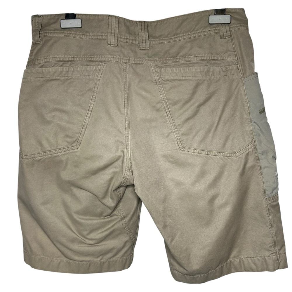 Arc'teryx Adventus Cargo Shorts Tan Beige Hiking Technical Utility Mens 34 - Picture 7 of 13